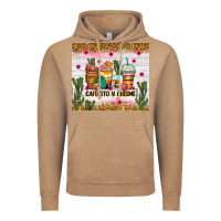 Vintage Coffee Cafecito y chisme coffee cups Vintage Hoodie - Zillion Design Studio