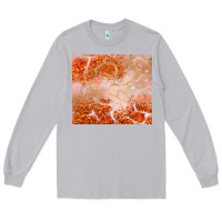 Moon Dust orange glitter Long Sleeve Tee - JahusDesignShop