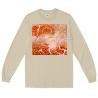 Mushroom orange glitter Long Sleeve Tee - JahusDesignShop