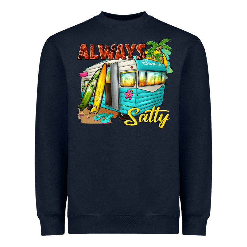 Always Salty With Caravan Heavyweight Sweatshirt by texasbilliewilder | Teevron
