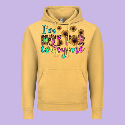 I'm Not For Everyone Vintage Hoodie Designed By Jahusdesignshop