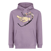 Lavender personalized grandma Heavyweight Hoodie - MaliasSmallBusiness