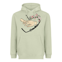 Matcha personalized grandma Heavyweight Hoodie - MaliasSmallBusiness