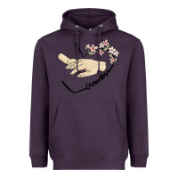 Plum personalized grandma Heavyweight Hoodie - MaliasSmallBusiness