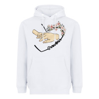 White personalized grandma Heavyweight Hoodie - MaliasSmallBusiness