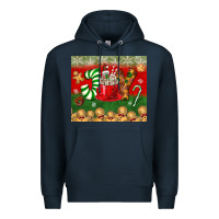 Navy joy tumbler Premium Hoodie - BundleAndBundleShop