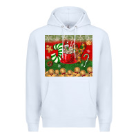 White joy tumbler Premium Hoodie - BundleAndBundleShop