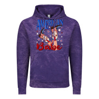 Cloud Purple American babe 4th july Vintage Hoodie - texasbilliewilder