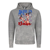 Cloud Rock American babe 4th july Vintage Hoodie - texasbilliewilder