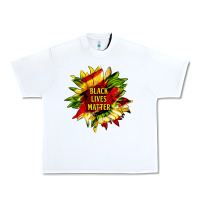 Black Lives Matter Sunflower Urban Heavy Tee | Teevron