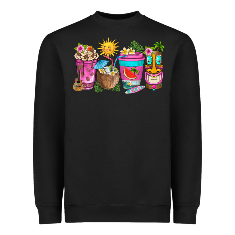 Aloha Coffe Cups Heavyweight Sweatshirt by texasbilliewilder | Teevron