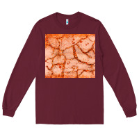 Burgundy orange glitter Long Sleeve Tee - JahusDesignShop