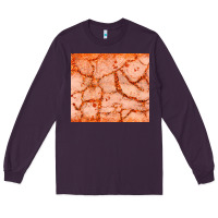 Plum orange glitter Long Sleeve Tee - JahusDesignShop