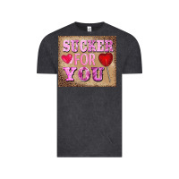 Vintage Black valentine's day sucker for you Vintage Tee - BarkalooDesign