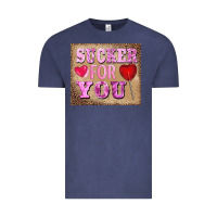Vintage Denim valentine's day sucker for you Vintage Tee - BarkalooDesign