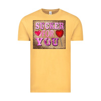 Vintage Mustard valentine's day sucker for you Vintage Tee - BarkalooDesign