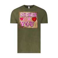 Vintage Olive valentine's day sucker for you Vintage Tee - BarkalooDesign