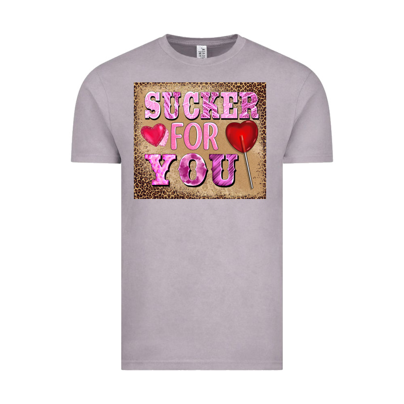 Valentine's Day Sucker For You Vintage Tee by BarkalooDesign | Teevron