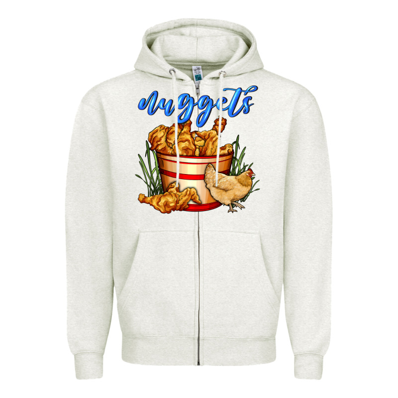 Nuggets Zipper Hoodie by AdoDesignShop | Teevron