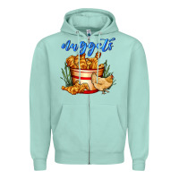 Seafoam nuggets Zipper Hoodie - AdoDesignShop