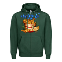 Sports Green nuggets Zipper Hoodie - AdoDesignShop