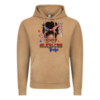 Vintage Camel American babe afro messy bun Vintage Hoodie - texasbilliewilder