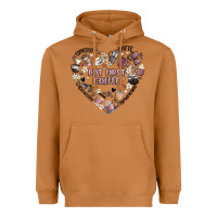 Meerkat but first coffee Heavyweight Hoodie - MaliasSmallBusiness