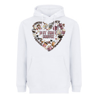 White but first coffee Heavyweight Hoodie - MaliasSmallBusiness