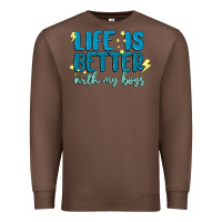 Chestnut life is better with my boys Premium Sweatshirt - MaliasSmallBusiness