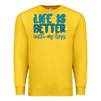 Lemon life is better with my boys Premium Sweatshirt - MaliasSmallBusiness