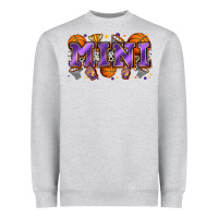 Heather Grey mini basketball Heavyweight Sweatshirt - Zillion Design Studio