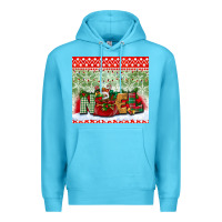Ocean Blue noel tumbler Premium Hoodie - BundleAndBundleShop
