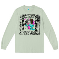 Matcha hair stylist elementary Long Sleeve Tee - AdoDesignShop