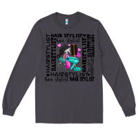 Smoke hair stylist elementary Long Sleeve Tee - AdoDesignShop