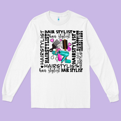 Hair Stylist Elementary Long Sleeve Tee Designed By Adodesignshop