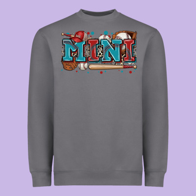 Mini Baseball Heavyweight Sweatshirt Designed By Zillion Design Studio
