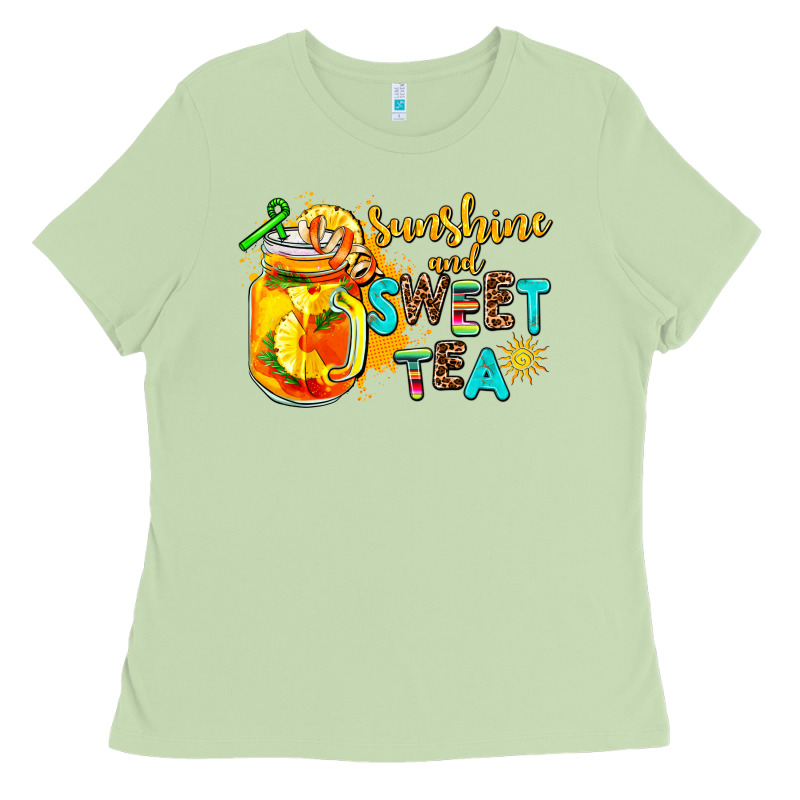 Sunshine And Sweet Tea Ladies Tee by AdoDesignShop | Teevron