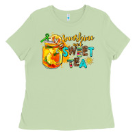 Matcha sunshine and sweet tea Ladies Tee - AdoDesignShop