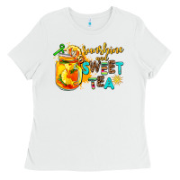 White sunshine and sweet tea Ladies Tee - AdoDesignShop