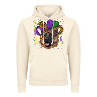 Vintage Artic mardi gras hat german shepherd Vintage Hoodie - RanaPortraitStore