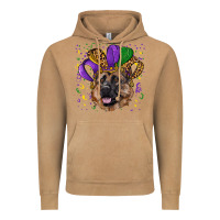 Mardi Gras Hat German Shepherd Vintage Hoodie | Teevron