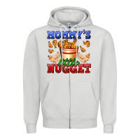 Dove Grey mommy's little nugget Zipper Hoodie - AdoDesignShop