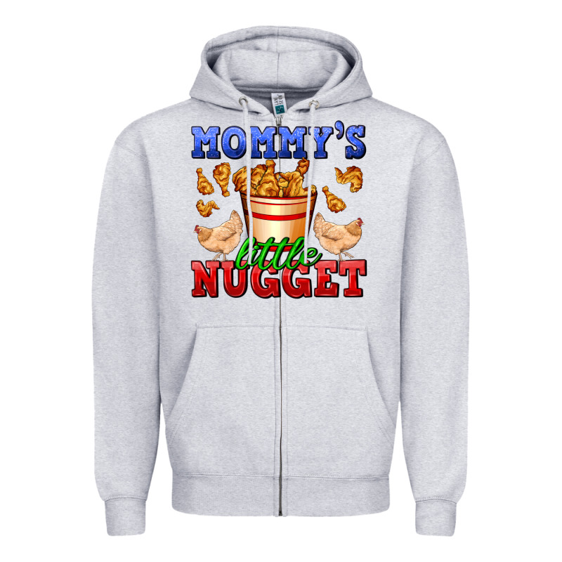 Mommy's Little Nugget Zipper Hoodie by AdoDesignShop | Teevron