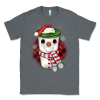Charcoal Heather Christmas snowman coffee Classic Tee - JahusDesignShop