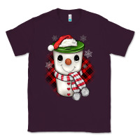 Plum Christmas snowman coffee Classic Tee - JahusDesignShop
