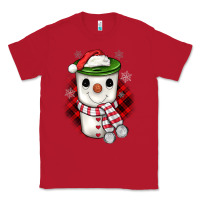 Red Christmas snowman coffee Classic Tee - JahusDesignShop