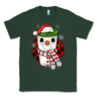 Sports Green Christmas snowman coffee Classic Tee - JahusDesignShop