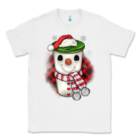 White Christmas snowman coffee Classic Tee - JahusDesignShop