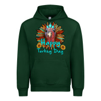 Forest Green happy turkey day sunflower Urban Hoodie - RanaPortraitStore