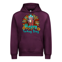 Mauve Wine happy turkey day sunflower Urban Hoodie - RanaPortraitStore
